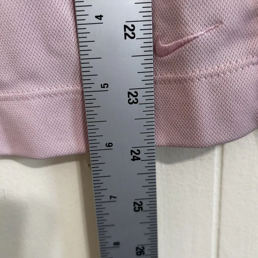 Nike Dri-FIT Light Pink Sleeveless Golf Polo Shirt Size XL Sports Athletic Shirt